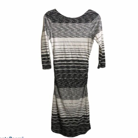 Athleta Striped Pima Cotton Midi Athletic Dress - Picture 2 of 13